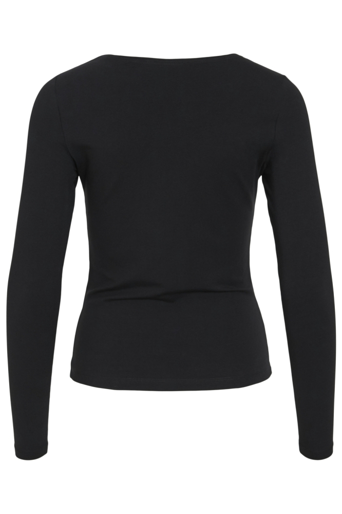 VINORA L/S O-NECK TOP - NOOS 14104154 Black Beauty
